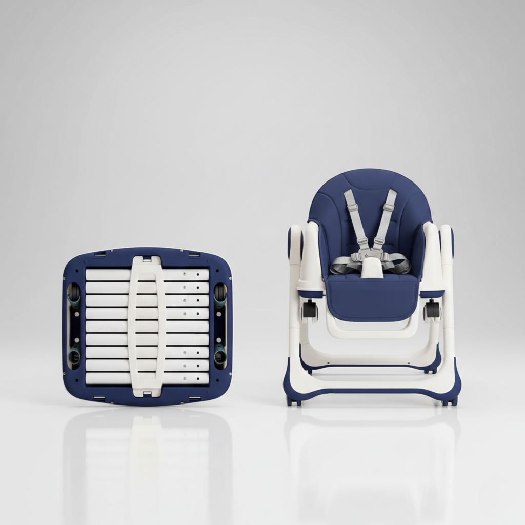 chaise haute bébé multifonction 3 en 1, siège, trotteur et table