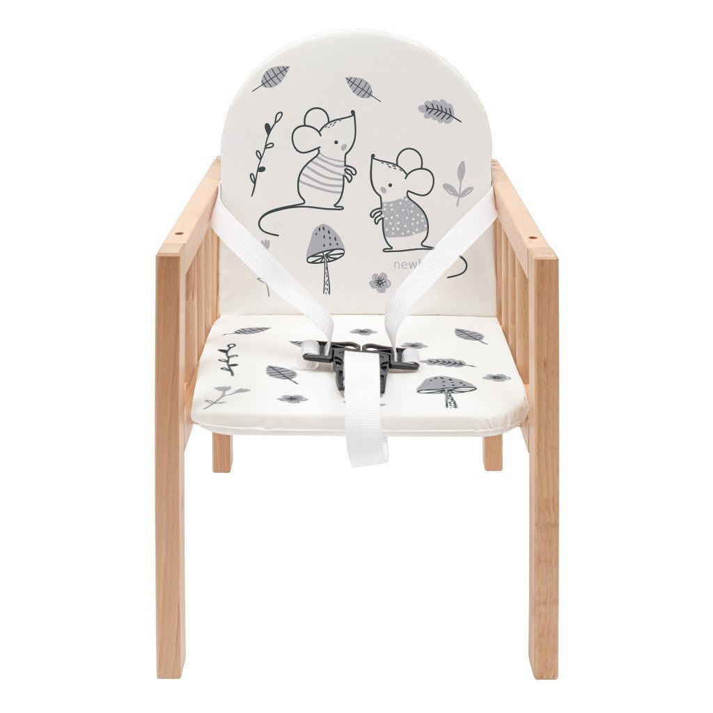 chaise haute bébé en bois évolutive avec table intégrée 6 à 36 mois